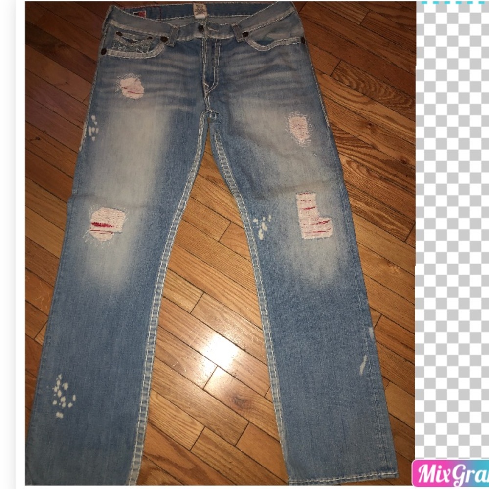Men’s True Religion Light Blue Jeans
